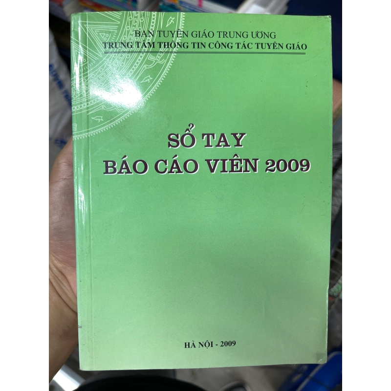 Sổ tay báo cáo viên 2009 302227