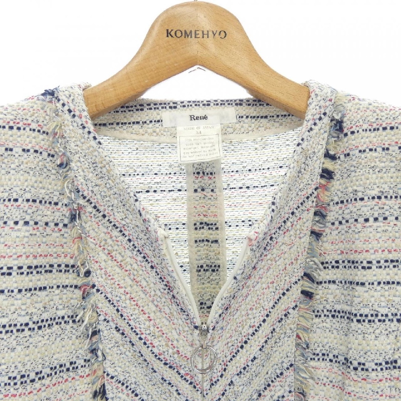 Jacket không cổ RENE 632664