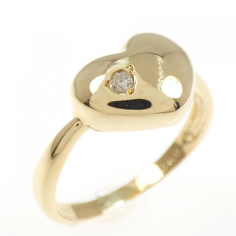 Nhẫn kim cương hình trái tim K18YG 0.02CT 669064