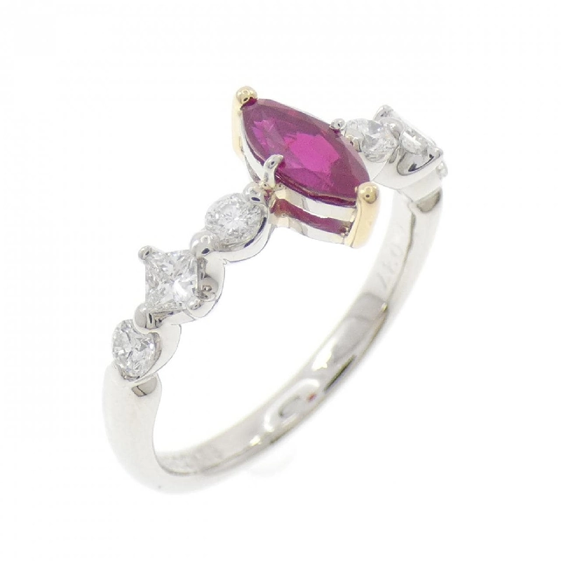 Nhẫn Ruby PT900/K18YG 0.58CT - Hàng hiệu Chính hãng 851303