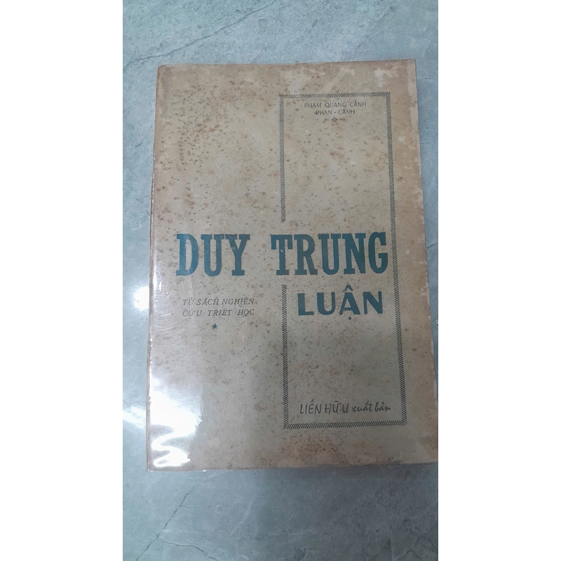 DUY TRUNG LUẬN - Phạm Quang Cảnh, Phan Canh 274198