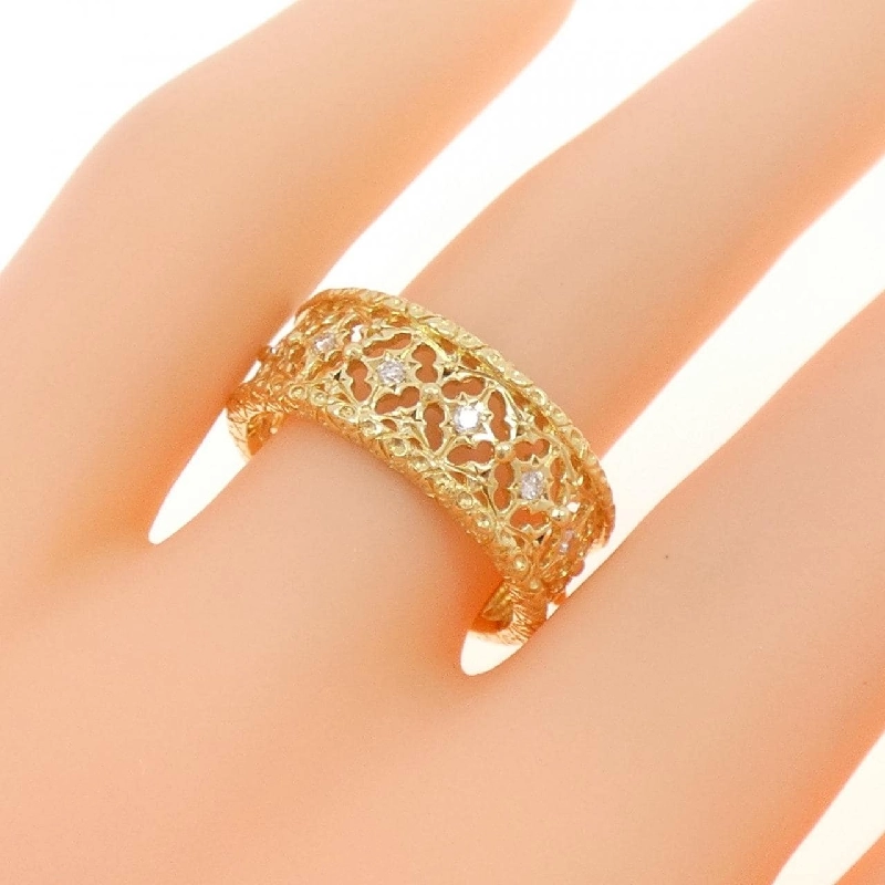 Nhẫn kim cương K18YG 0.10CT - Hàng hiệu Chính hãng 850255