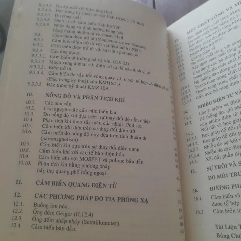 CẢM BIẾN & ỨNG DỤNG (Vật lý, linh kiện, mạch điện ứng dụng) 931070