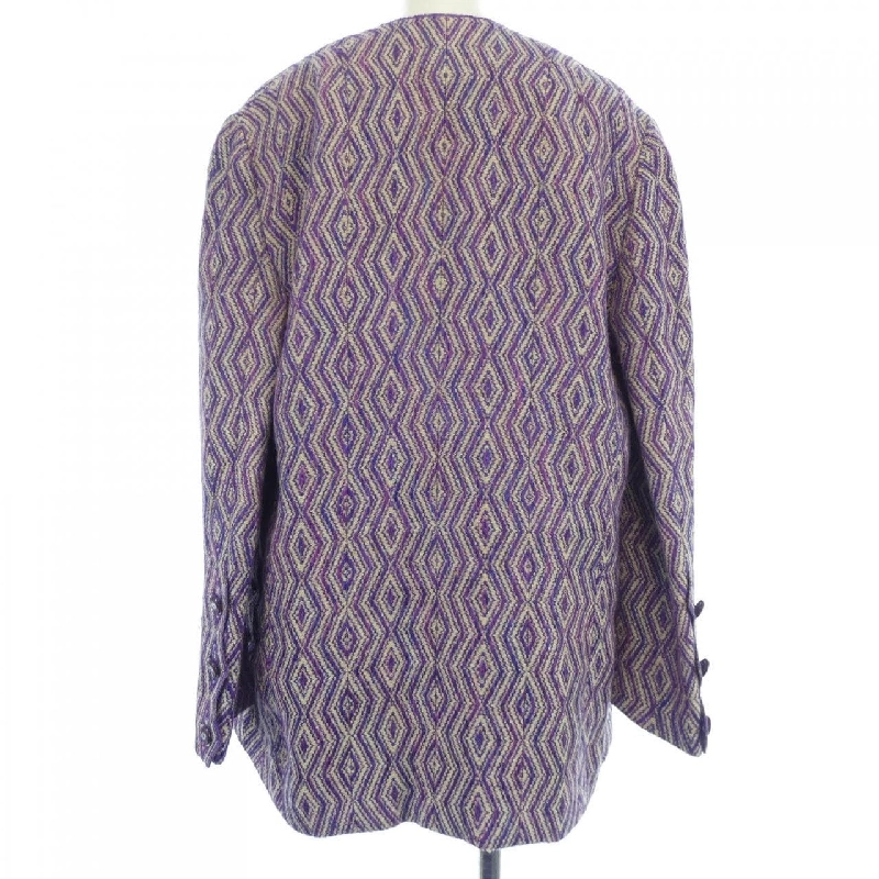 【Mã giảm giá】Áo khoác không cổ CHANEL 641387