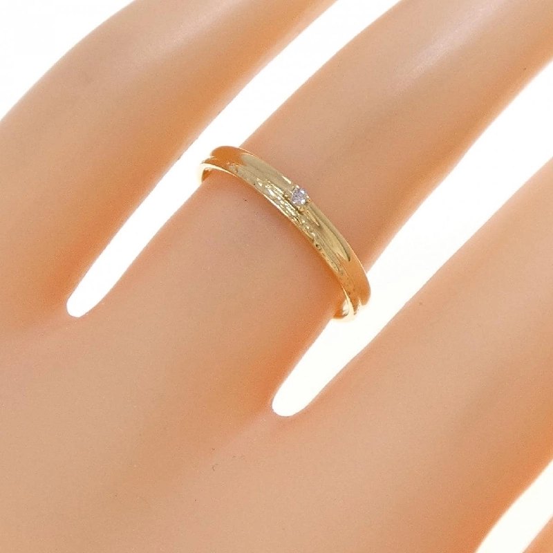 Nhẫn kim cương K18YG 0.01CT - Hàng hiệu Authentic 848688