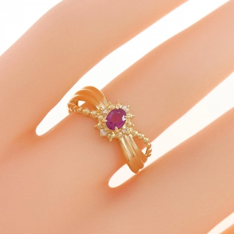 Nhẫn Ruby K18YG 668920
