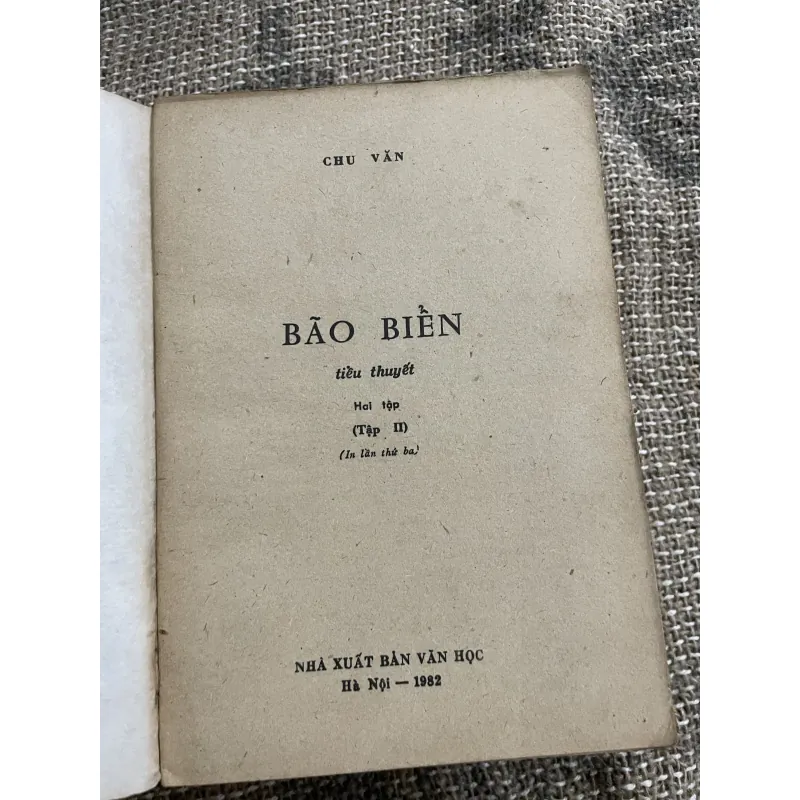 Bão biển - Chu Văn -1982, hơn 800 trang  1029846