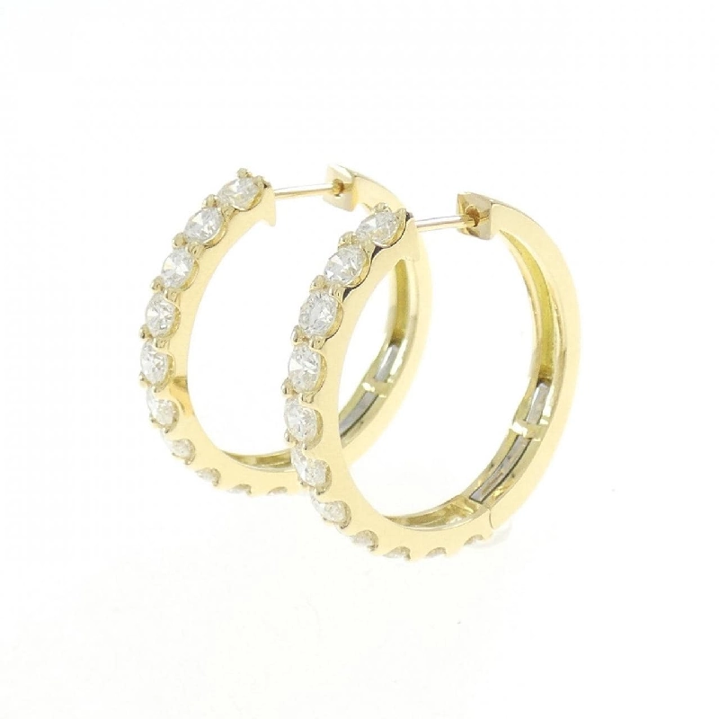 K18YG Bông tai kim cương 2.028CT - Hàng hiệu Chính hãng 868926