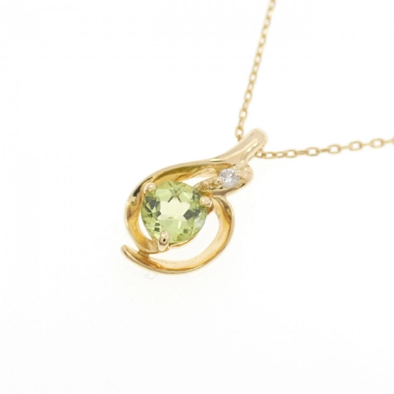 K18YG Peridot Necklace - Hàng hiệu Authentic 861027