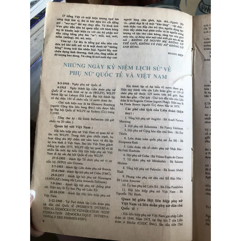 Người mẹ và phái đẹp 1006627