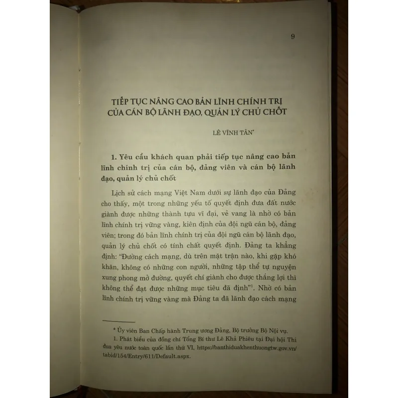 Giải pháp xây dựng đội ngũ cán bộ cấp chiến lược đủ phẩm chất, năng lực và uy tín 694441