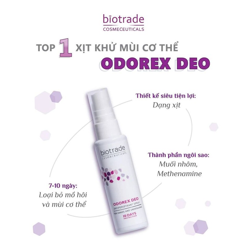 Lăn Khử Mùi Biotrade Odorex Biotrade 40ml - Ry Store 186706