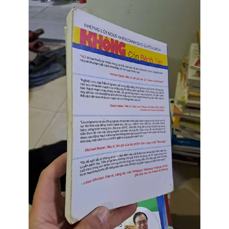 Không còn bệnh tim mới 80% ố vàng chóc bìa Tiến sĩ Louis J.Ignarrro SỨC KHỎE - THỂ THAO HCM2908 545393