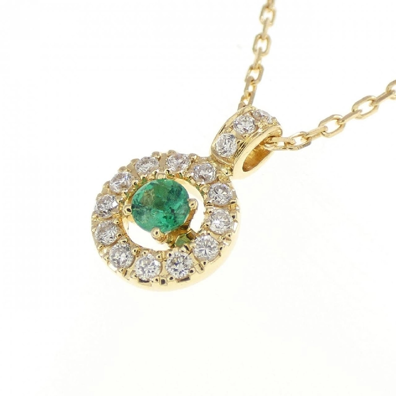 K18YG Emerald Necklace - Hàng hiệu Authentic 858142