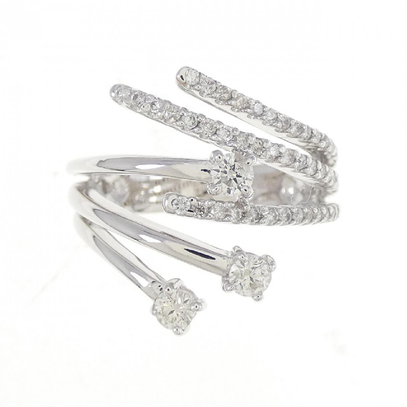 Nhẫn kim cương K18WG 0.60CT 673352