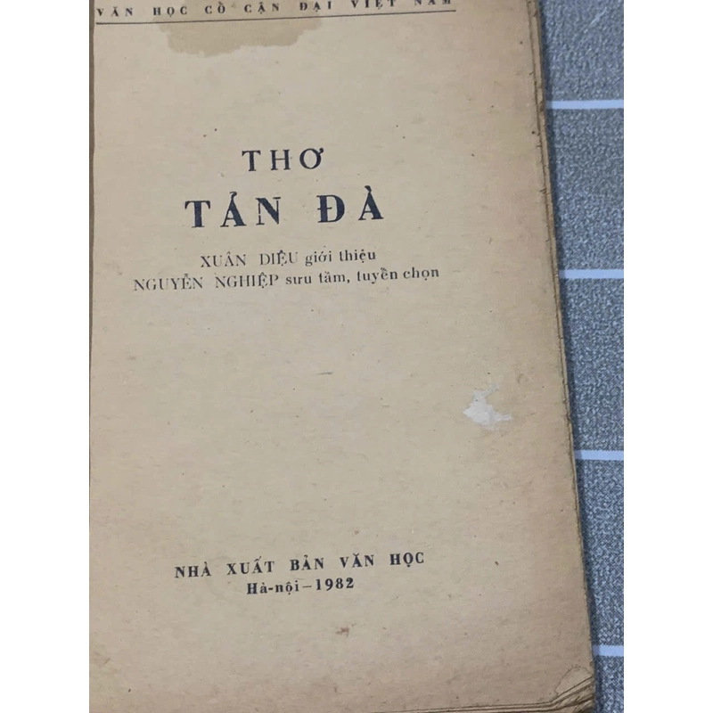 THƠ TẢN ĐÀ, XUÂN DIỆU GIỚI THIỆU 545891