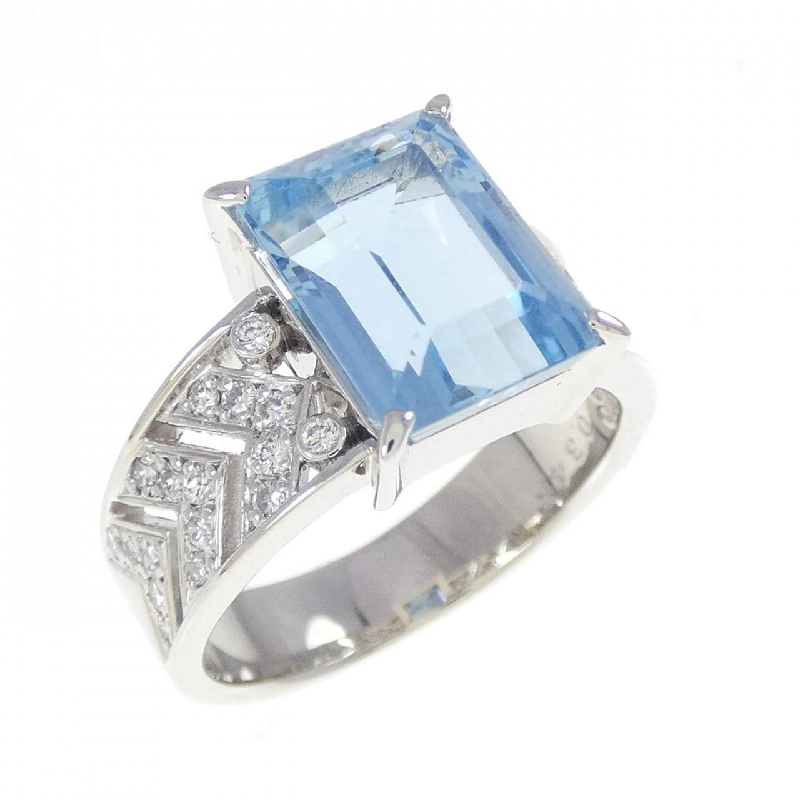 Nhẫn Aquamarine PT900 4.060CT - Hàng hiệu Chính hãng 847937