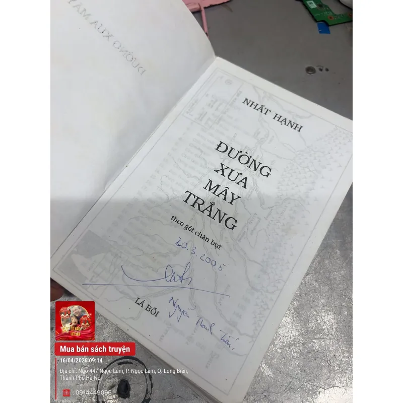 Đường xưa mây trắng" của tác giả Thích Nhất Hạnh 1022891