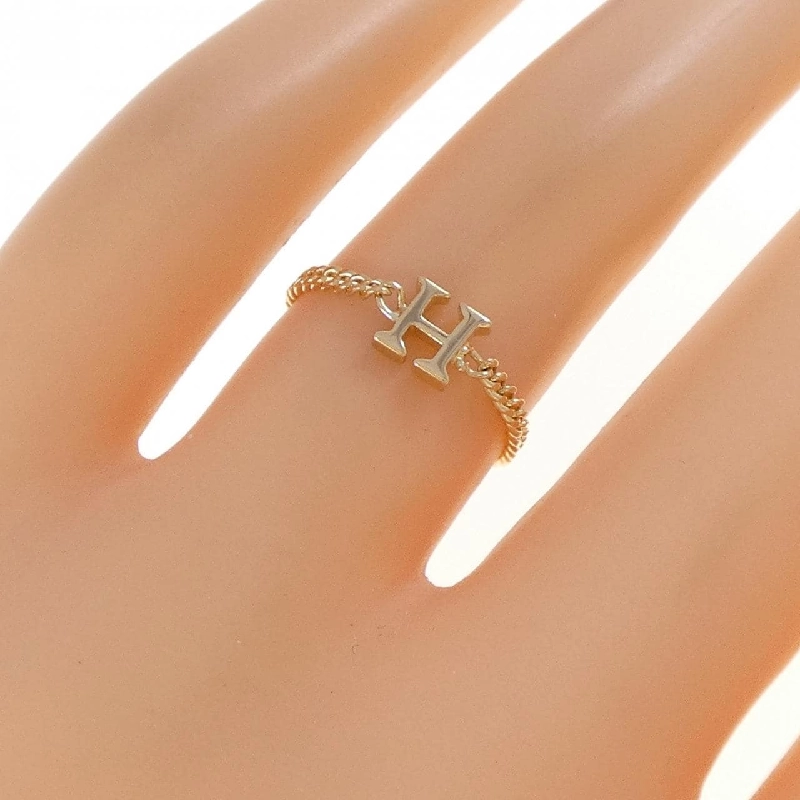 Nhẫn chữ H K18YG - Hàng hiệu Authentic 849993