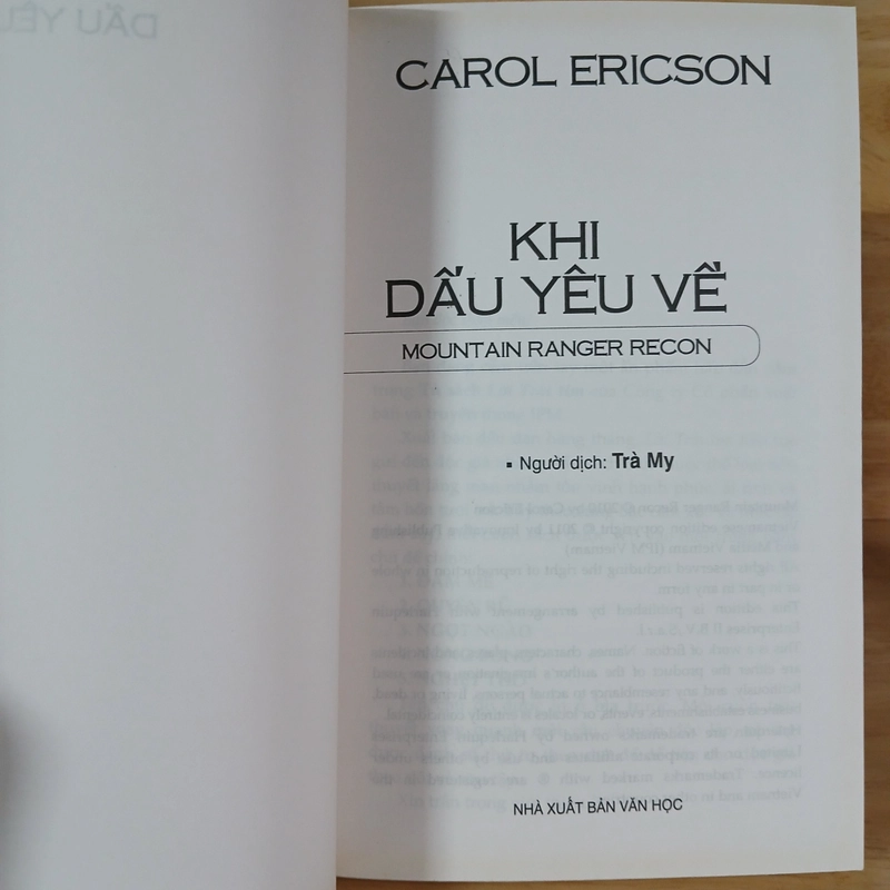 Khi Dấu Yêu Về - Carol Ericson 459841