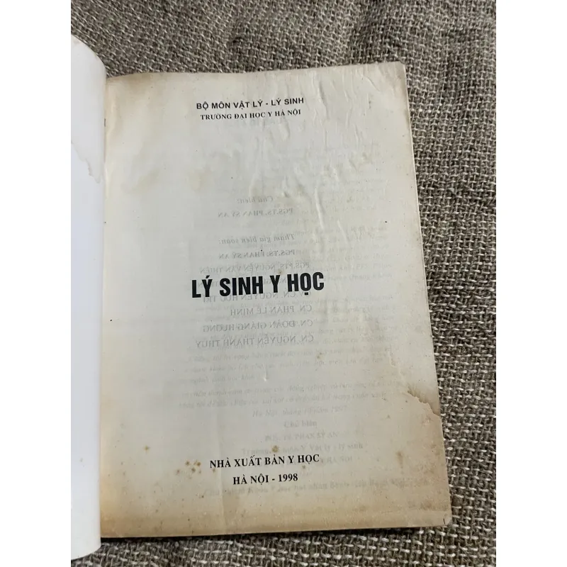 Lý sinh y học -1998- 470 trang khổ lớn  1043042