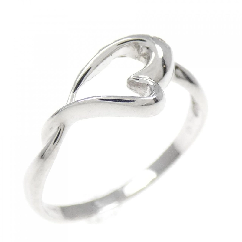 Nhẫn kim cương hình trái tim K18WG 0.01CT 672584