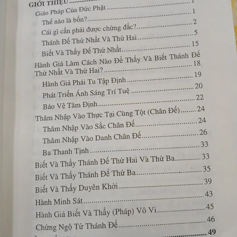 BIẾT VÀ THẤY - TỲ KHEO PHÁP THÔNG dịch 730091