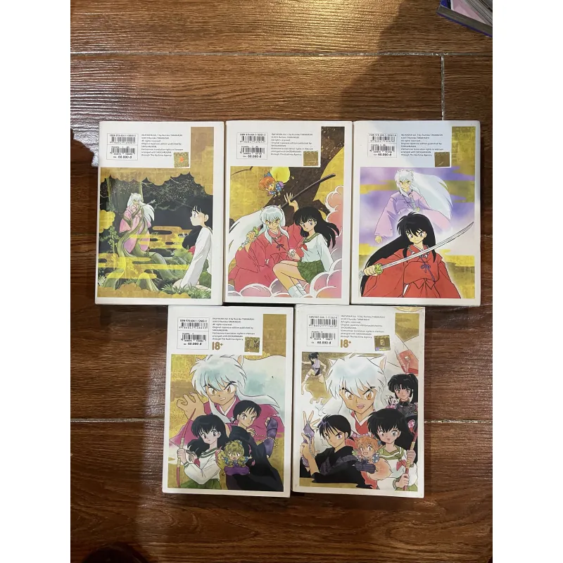 Inuyasha tập 1.2.3.4.10 tổng 5 cuốn (18) 744865