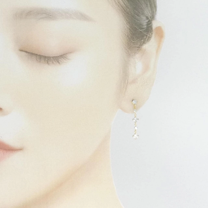 K18YG Cubic Bông tai - Hàng hiệu Chính hãng 871546