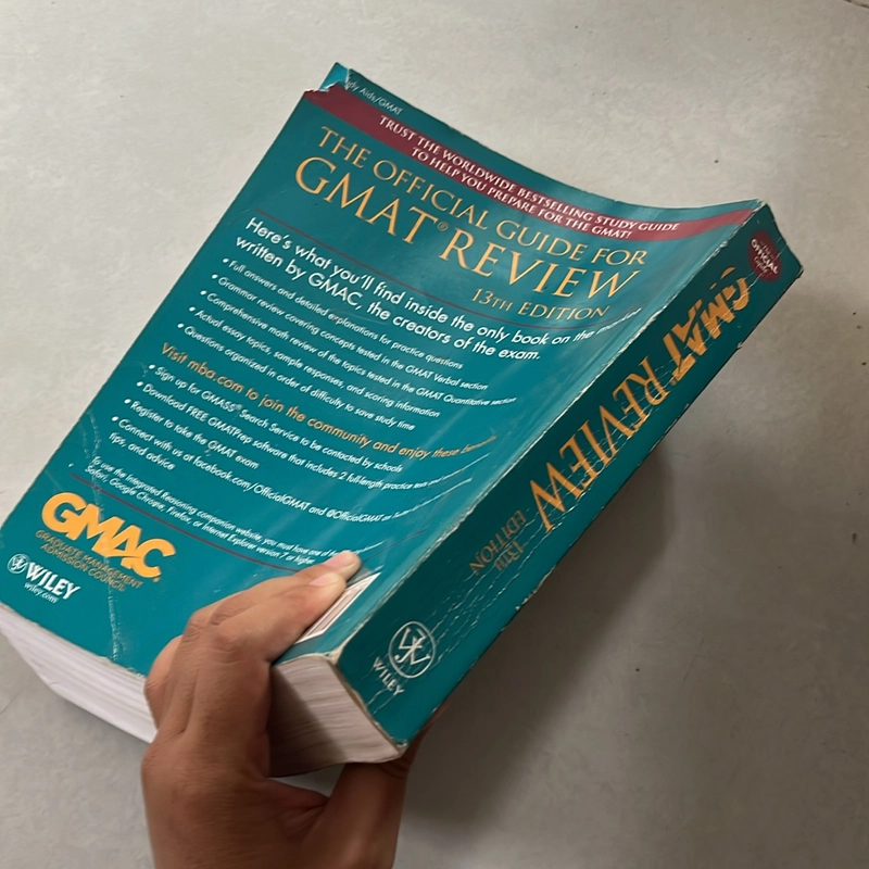 GMAT 13th Edition Review: The only Study Guide by the Creators of the Test 507412