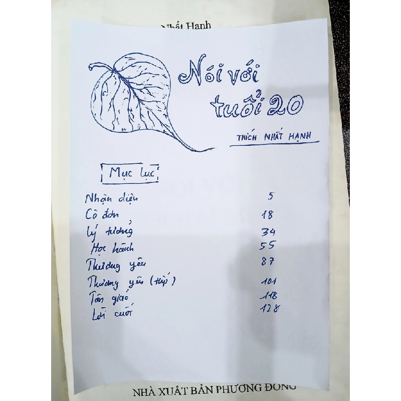 Nói với tuổi 20 – Thích Nhất Hạnh 552001