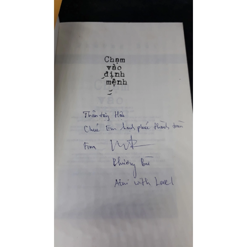 Chạm vào định mệnh 2019 - Phương Bùi (có chữ ký) new 90% HCM1306 365034