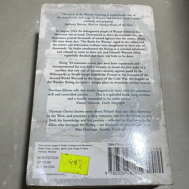Rising 44 - The battle for Warsaw - Norman Davies 509311
