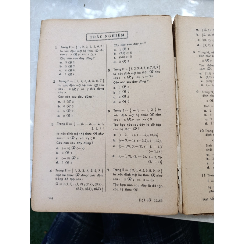 ĐẠI SỐ 10AB 546609