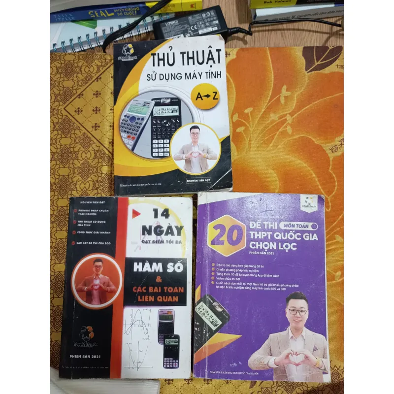 Combo 3 sách Thủ thuật sử dụng máy tính, đề thi THPT quốc gia chọn lọc, hàm số và toán 779556