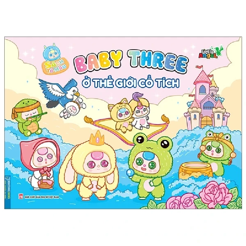 Sách Tô Màu - Baby Three Ở Thế Giới Cổ Tích - Little Angel ASB.PO Oreka Blogmeo 230225 389357