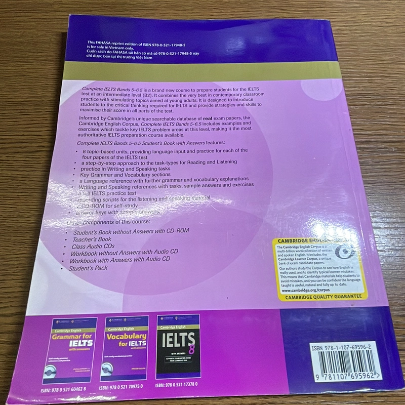 Complete ielts student’s book with answer bands 5-6.5 mỗi sách 378743