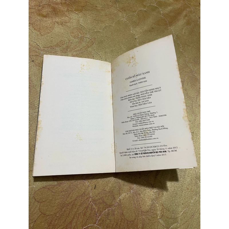 CUỐN SỔ MÀU XANH- James A. Levine 474674