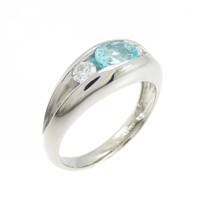Nhẫn Paraiba Tourmaline PT900 0.618CT - Hàng hiệu Chính hãng 851246