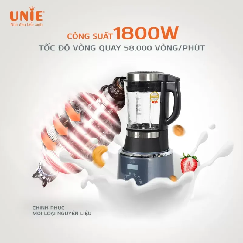 Máy làm sữa hạt UNIE V1 dung tích 1,75L 960299