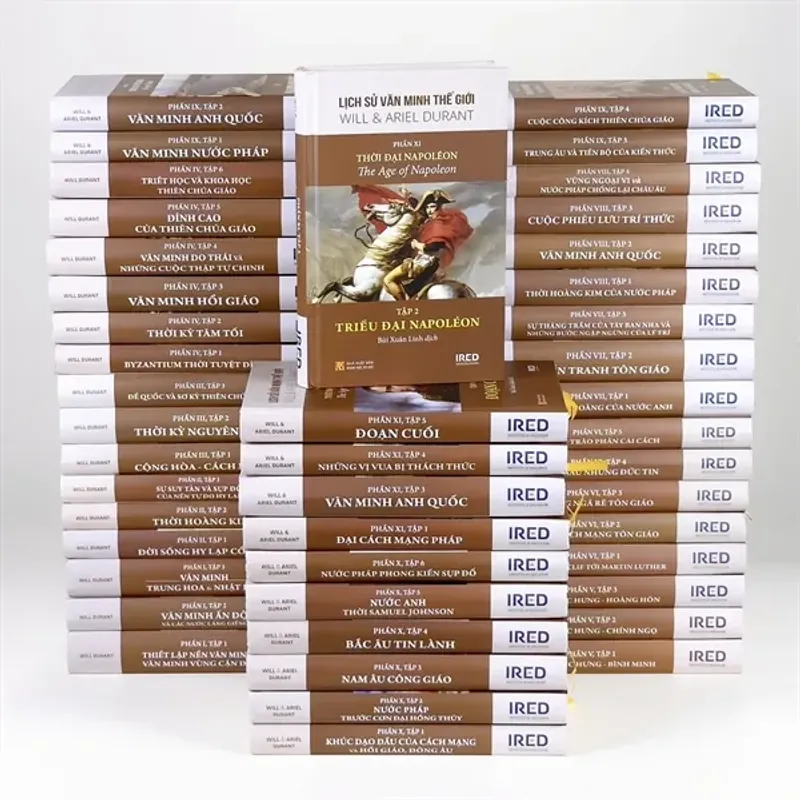 Bộ sách Lịch sử văn minh thế giới | 45 tập bìa cứng | Will Durant 998203