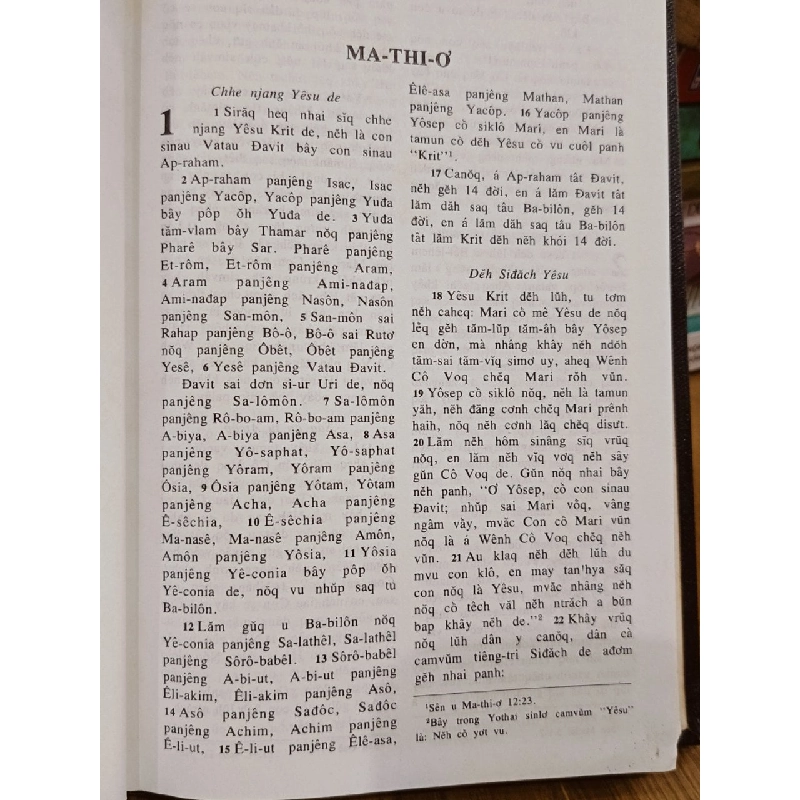 Sirăq Cô Voq De (Kinh Thánh Tân Ước) 782894