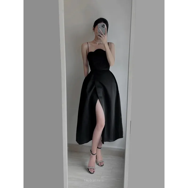 Đầm tiệc đen  782339