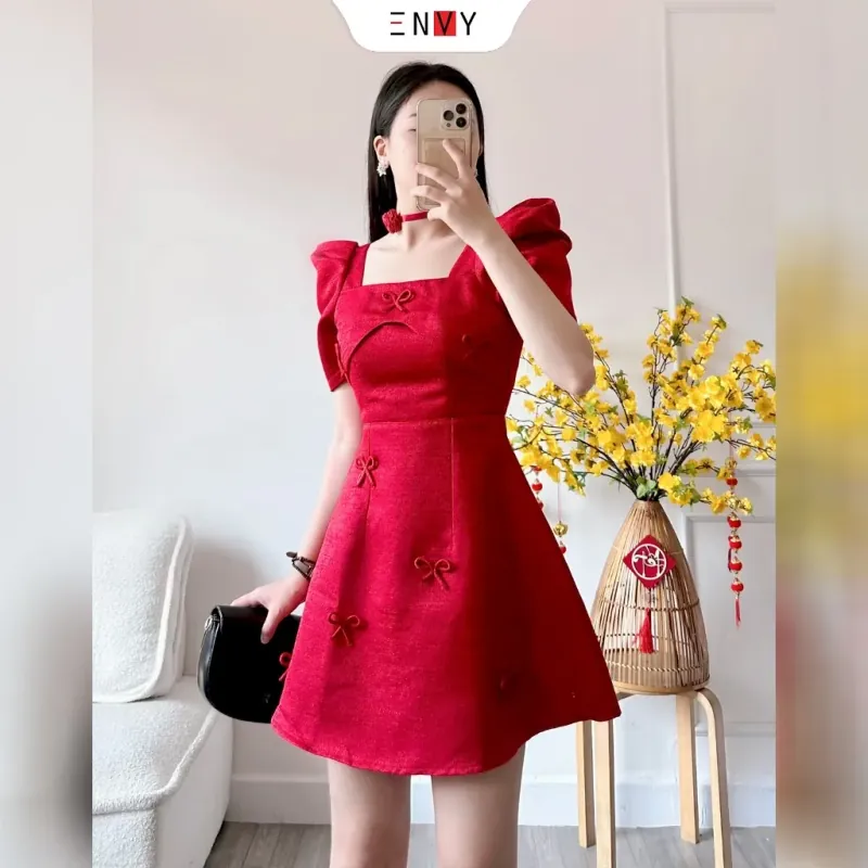 Đầm Đi Tiệc Tay Phồng Thiết Kế ENVY D279 785502