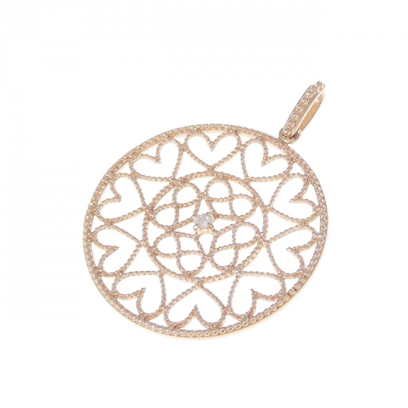 K10PG Mặt dây chuyền hình trái tim - Hàng hiệu Authentic 871299