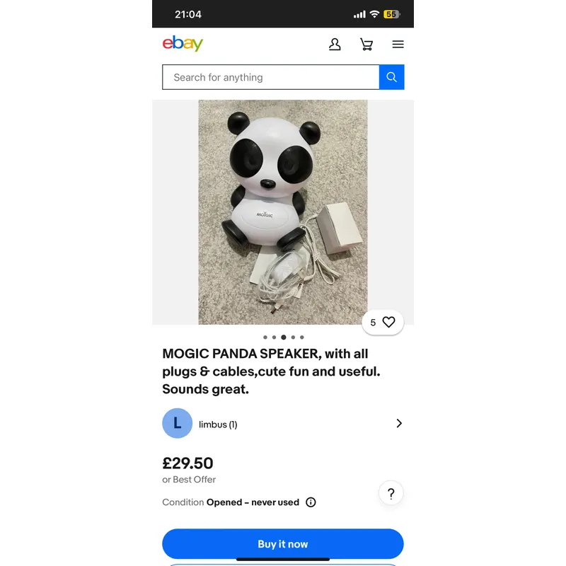 Loa vi tính gấu trúc 716908