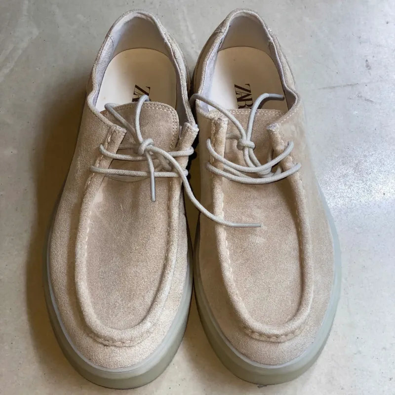 Giày ZARA da lộn Casual 789507