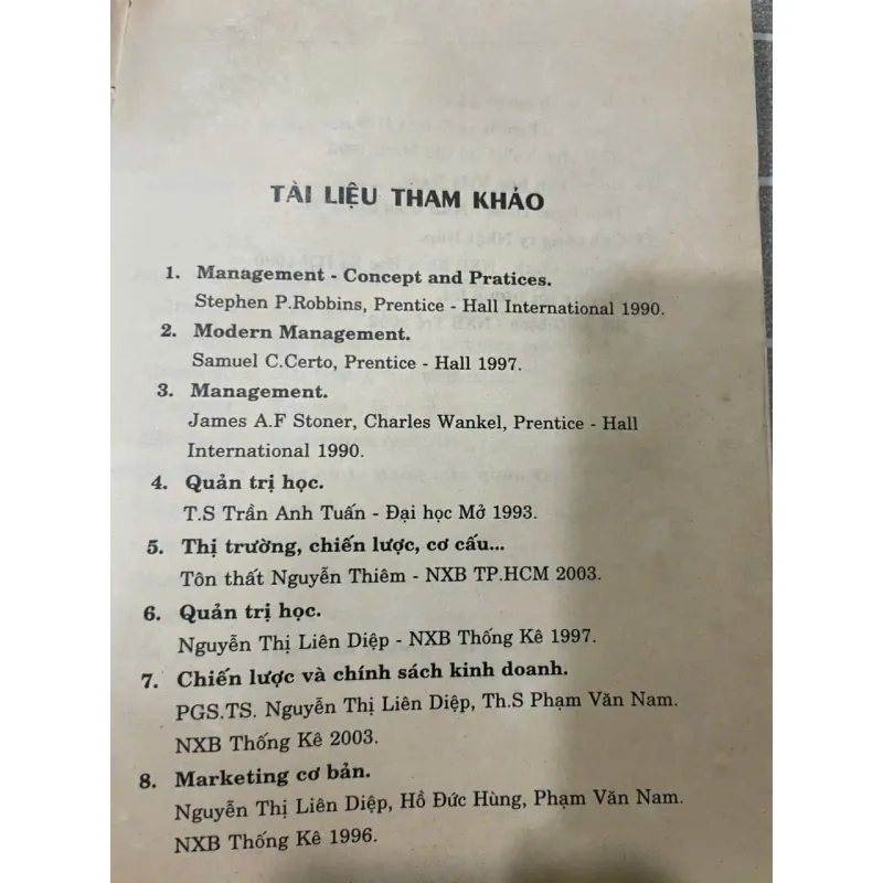 QUẢN TRỊ HỌC CĂN BẢN, PGS. TS. NGUYỄN THỊ LIÊN DIỆP Biên soạn 556973