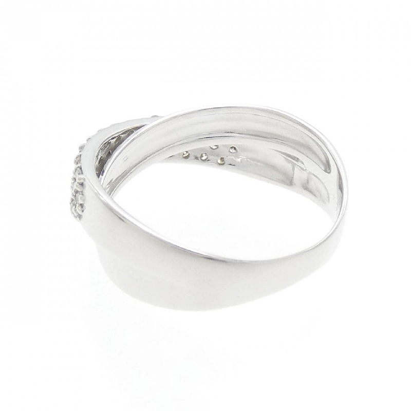 Nhẫn kim cương Pavé K18WG 0.30CT 670600