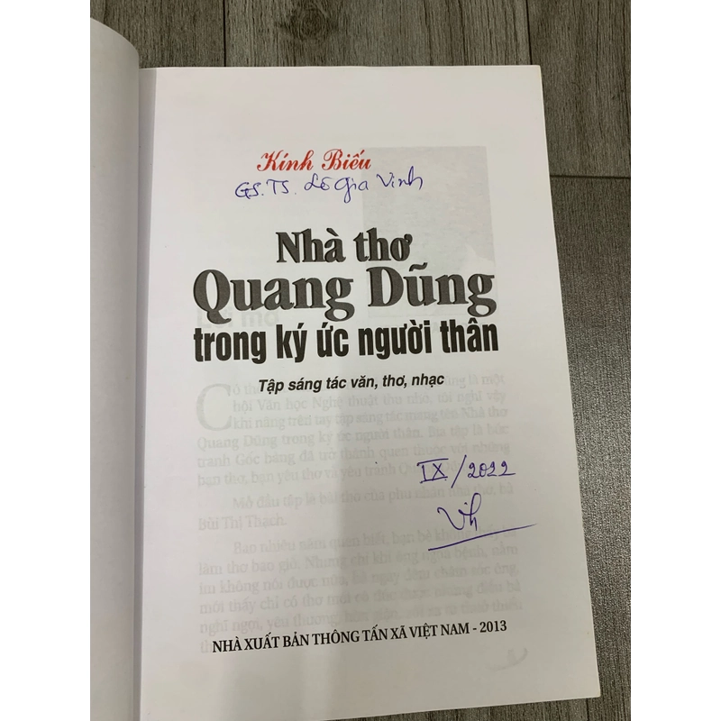 Nhà thơ quang dũng trong ký ức người thân. 1a3 509717